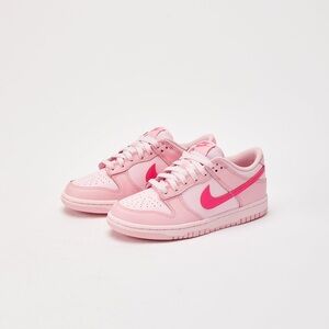Nike Unisex Kids Dunk Triple Pink Size 11